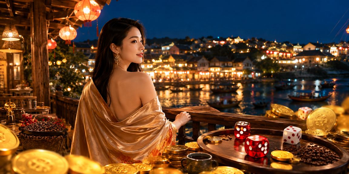 Người chơi tài xỉu xúc xắc tại Mũi Né bên ly cà phê buổi chiều